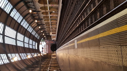 A esperar el tren....