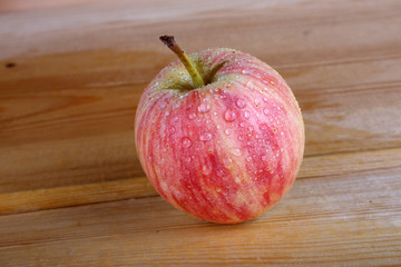 Apple on table