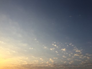 beautiful sky on a clear weather day