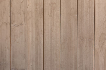 Fototapeta na wymiar Soft light brown shabby wooden background with vertical plank