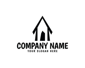 Simple house logo image vector.