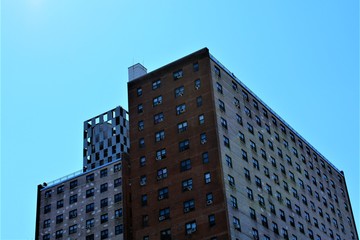 Fototapeta premium Architectual photo in an urban area in Bronx County New York