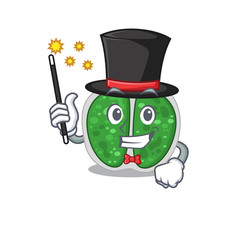 An attractive Magician of chroococcales bacteria cartoon design