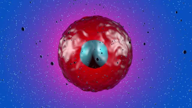 3D Rendered Illustration, visualisation of a stem cell