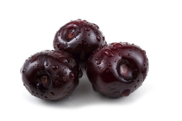 Cherry isolated on white background