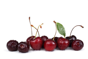 Cherry isolated on white background