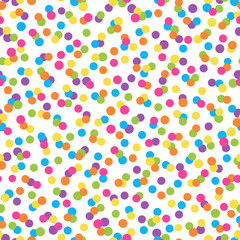 Rainbow Colors Seamless Pattern - Colorful and bright repeating pattern design