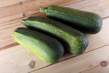 Squashes on table