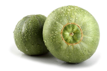 Melons isolated on white background