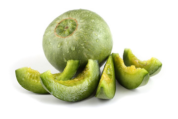 Melon and melon slices