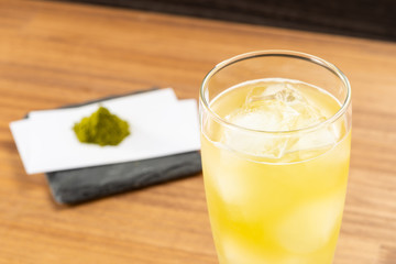 Matcha Sour(Highball Laced With Matcha Flavour) - 抹茶ハイ