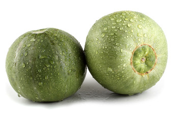 Melons isolated on white background