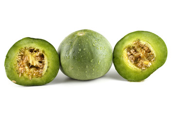Melon and melon halves