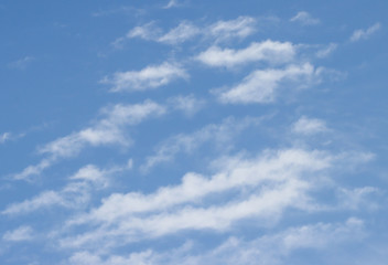 Fototapeta premium Spring clouds in the sky.
