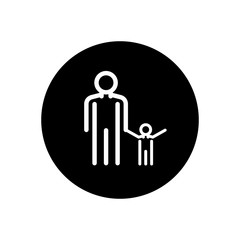 family line icon, vector illustration