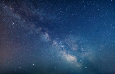 Obraz na płótnie Canvas Milky Way in night sky.