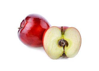 Apple on a white background