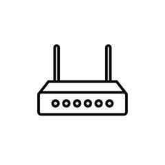 wi fi router icon, vector illustration