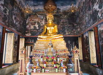 Wat Bowonniwet Wihan (Pavaranivesh Vihara Rajavaravihara), Phra Nakhon district, Bangkok, Thailand.
