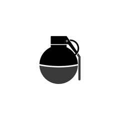 Grenades logo design vector.