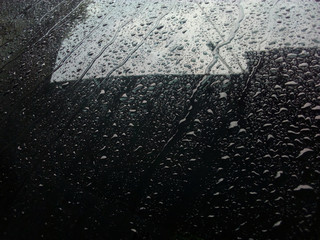 Rain on the window    thailand