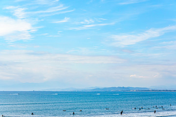 【神奈川県 江ノ島】湘南の海風景
