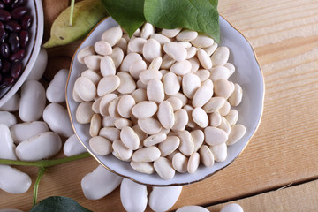 Kidney beans on table
