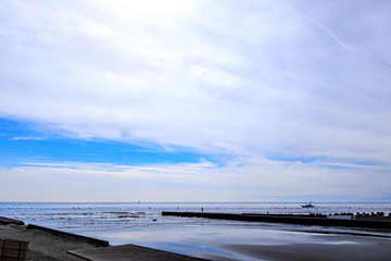 【神奈川県 江ノ島】湘南の海風景