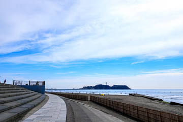 Fototapeta premium 【神奈川県 江ノ島】湘南の海風景