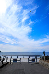 Fototapeta na wymiar 【神奈川県 江ノ島】湘南の海風景