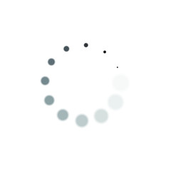 Loading icon design isolated on white background