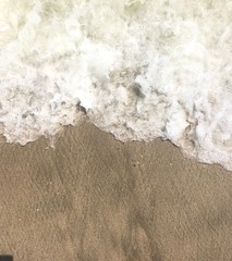 waves on the beach