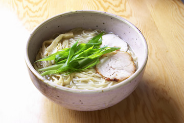 ramen with negi&chicken