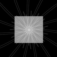 Obraz premium flyer plakat Hintergrund Rahmen Etiketten Aufkleber schild rahmen Visitenkarte geometrisch formen fliesen muster ornamental schwarz dynamisch düster