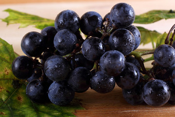 Grape on table