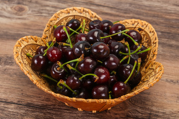 Ripe sweet tasty cherry  berry