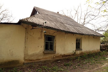 old abandoned house in the village