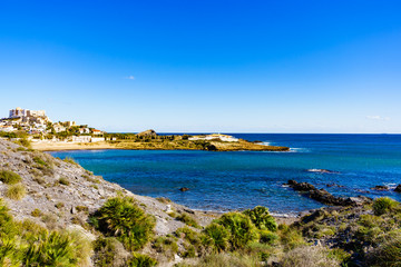 Naklejka na ściany i meble Sea coast landscape in Spain