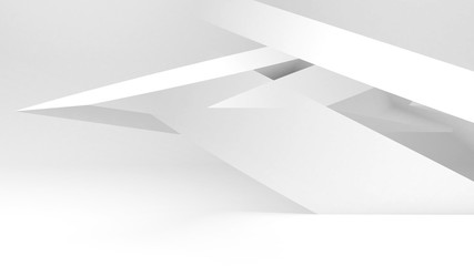 Abstract white high-tech digital background 3d