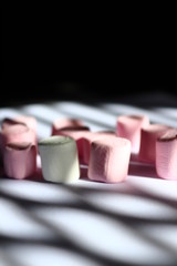 close up of chocolate candies