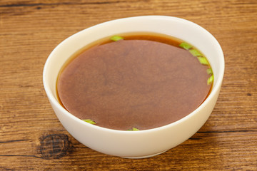 Japanese tradtitional Miso soup with tofu