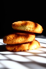 pancakes on a plate