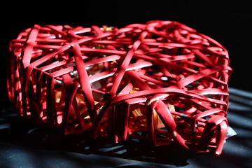3d rendered illustration of a red cube