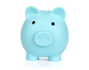 Piggy bank isolated on white background