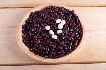 Kidney beans on table