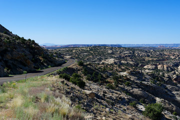 Fototapeta na wymiar Utah Scenic Route 12 near Calf Creek