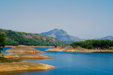 lake in the mountains of Kerala, Idukki