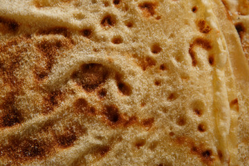 Foto macro di Pane carasau 
