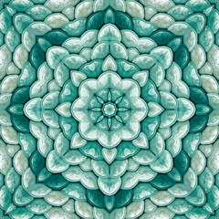 Green Seamless Repeating Pattern Tile