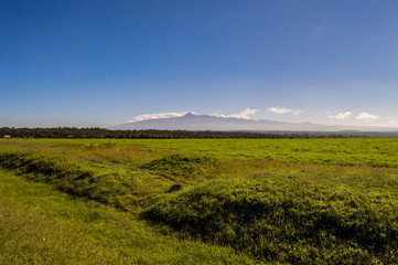 Panorama of Mount Kenya,